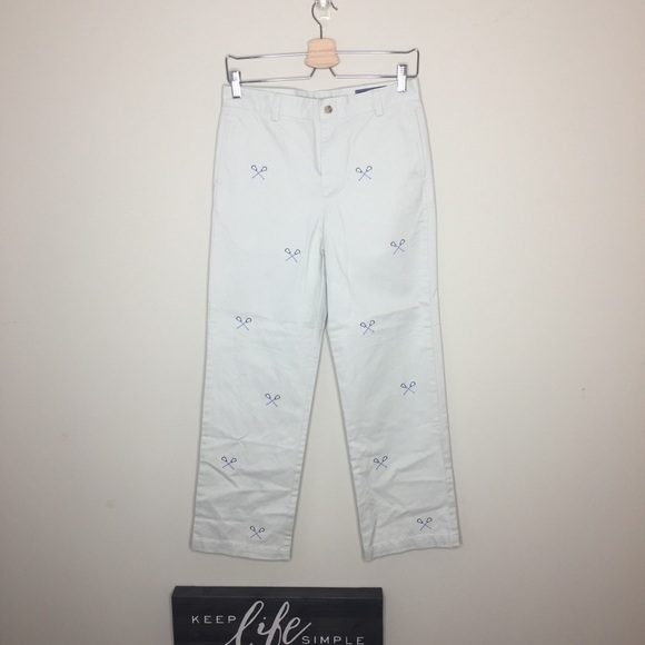 Vineyard Vines | Embroidered Lacrosse Khakis - Picture 3 of 8